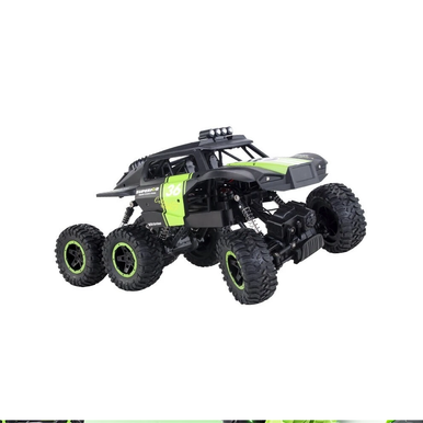 Power Atomizing RC Climbing Car with LED Lights & Smoke Effect - Black & Green | DH666-41D / DH666-50D