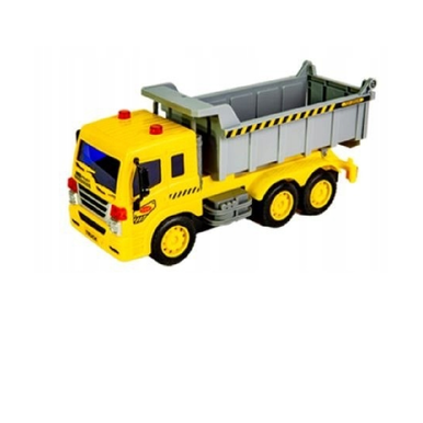 RC Construction Dump Truck 1:18 with Sound & Music - Grey | 528-3 / 525-3