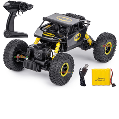 Batman Rock Crawler 4x4 RC Car with 2.4GHz Remote - Black | 699-106ABCE