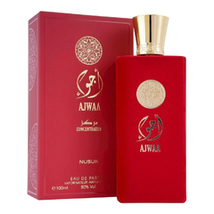 Nusuk Ajwaa Malakaz عطر مركز أحمر