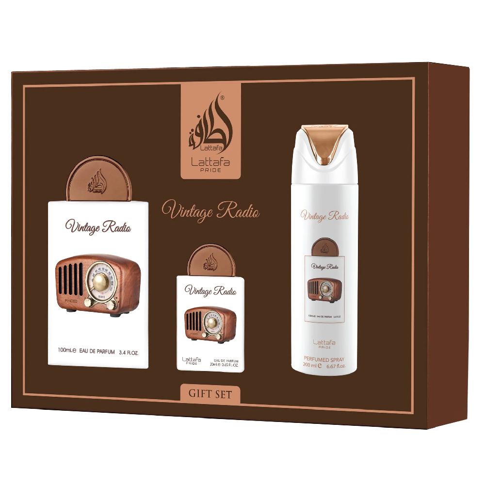 Giftset Vintage Radio - 3pcs - 100ml