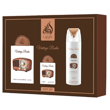 Giftset Vintage Radio - 3pcs - 100ml