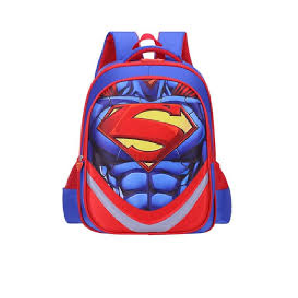 Kids Superman School Backpack – Red & Blue  | 327-1