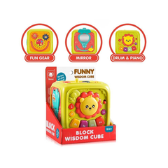 Block Wisdom Cube Musical Activity Toy – Green | Y013620