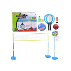 Badminton Sport Combination Basketball Set - 3 In 1 | 8623