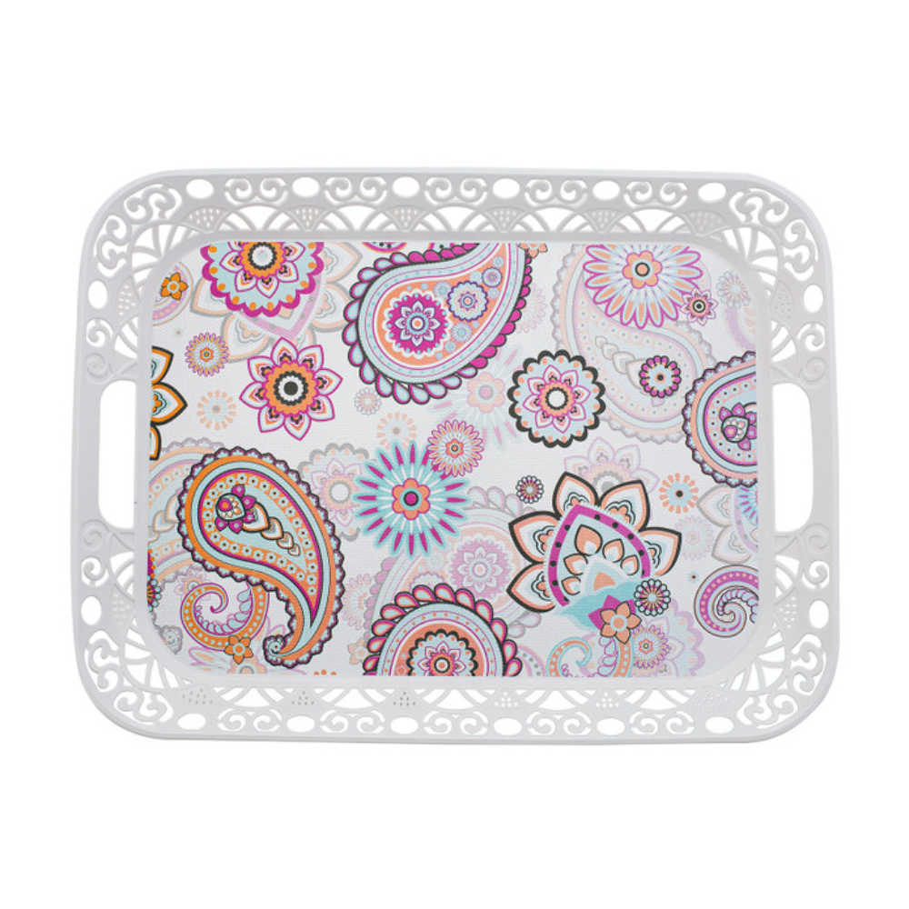 Karaca Bloomy Melamine Rectangular Tray | 153.03.07.9759