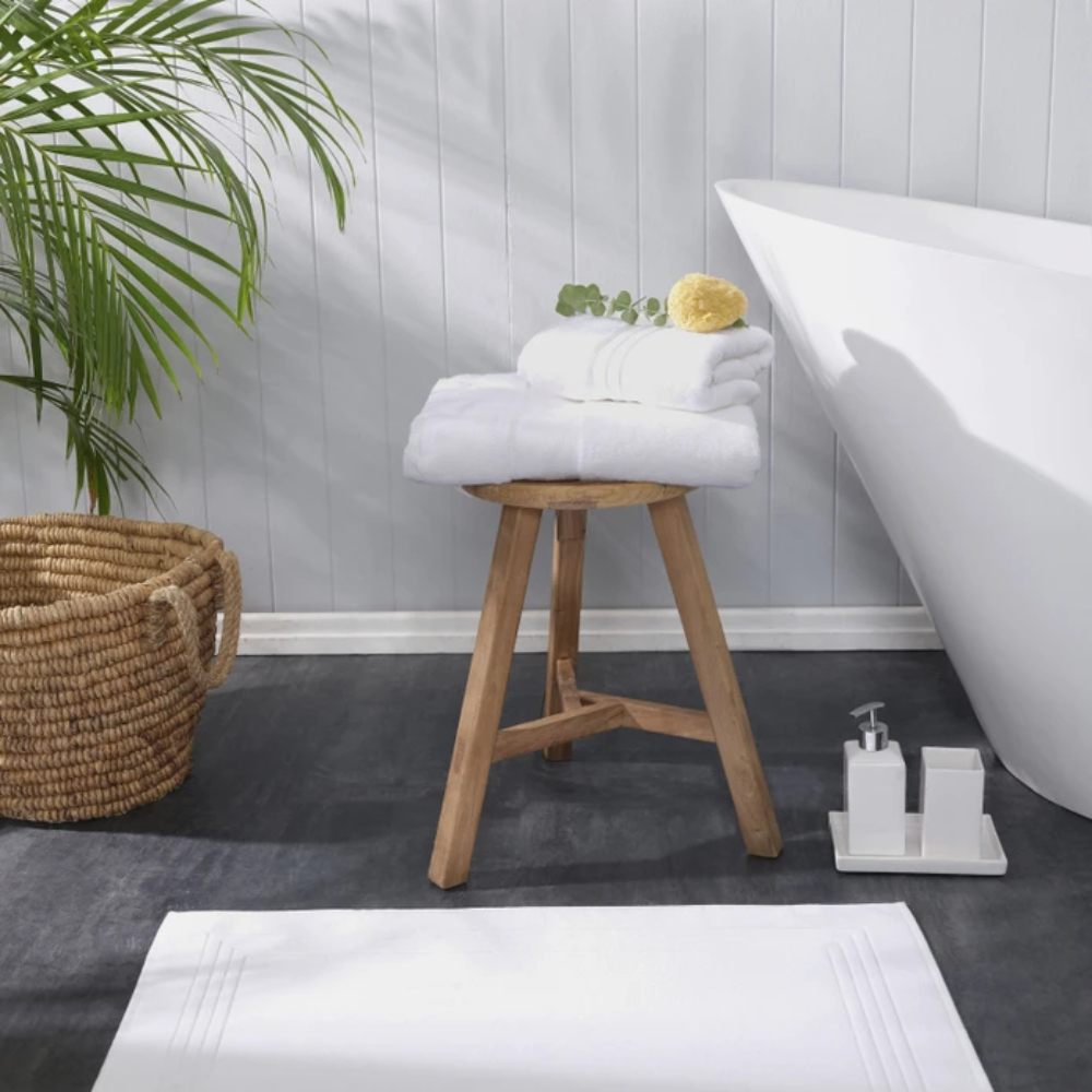 Karaca Home Aquasoft 100% Cotton White 85x150cm Bath Towel | 200.20.01.0652