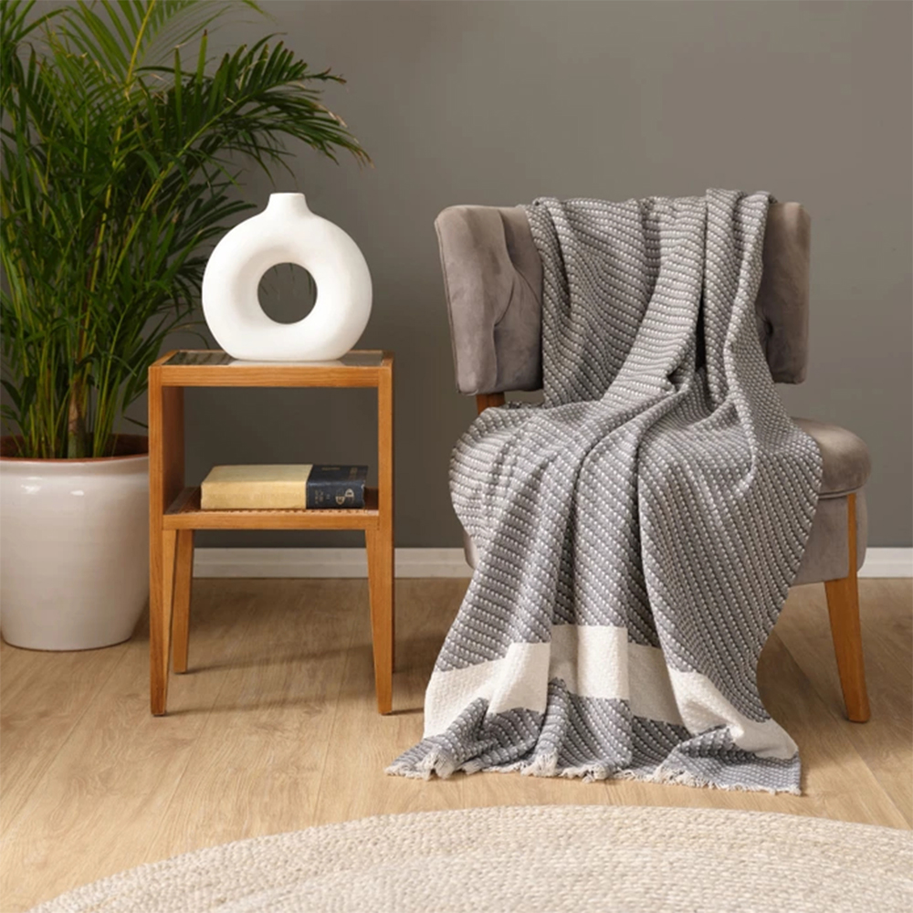 Karaca Bety Grey 130x170cm Throw | 200.21.01.0680