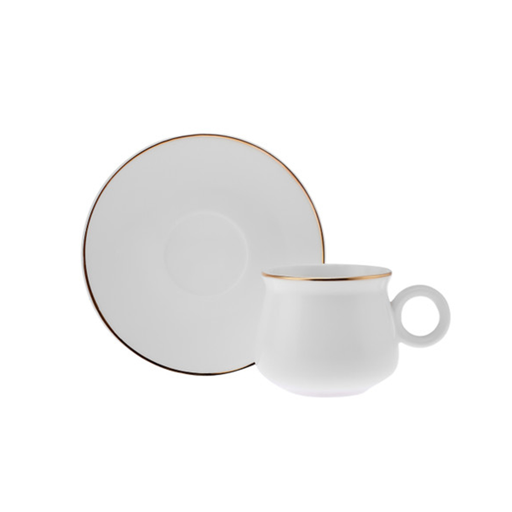 Karaca Canan 6-Piece 90ML Coffee Cup Set | 153.09.01.2809