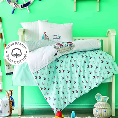 Karaca Home Rover Blue 100% Cotton Baby Bedding Set | 200.16.01.0176