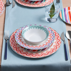 Karaca Bailando 24-Piece Porcelain Dinner Set for 6 People | 153.03.06.8273