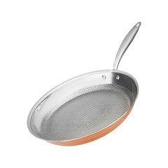 Karaca 3Ply Powersteel 316+ Steel 30cm 2.6L Copper Pan | 153.03.08.0574 153.03.08.0570