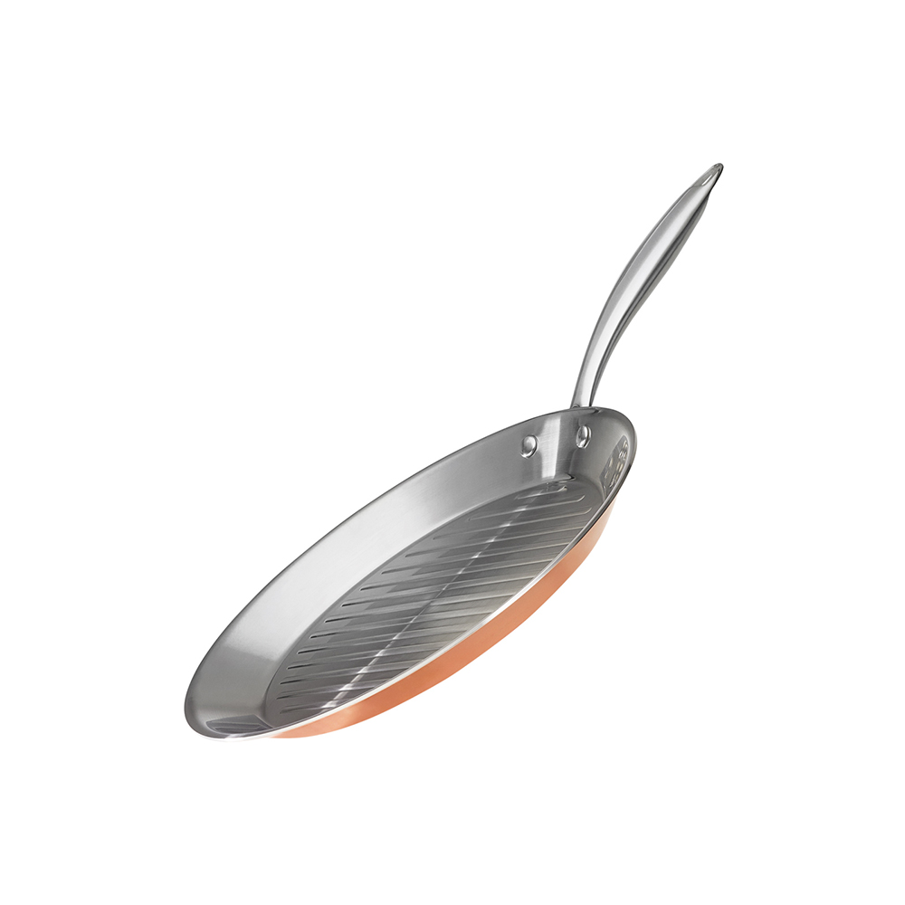 Karaca 3Ply Powersteel 316+ Steel 28cm 2L Copper Grill Pan | 153.03.08.0571