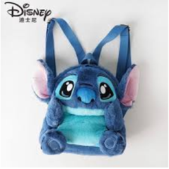 Stitch Plush Backpack 25cm – Blue | AL24359