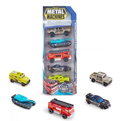 Metal Machines City Force Pack - 5 مركبات مصبوبة | 6767