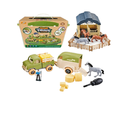 Horse Stable Truck Playset with Animals | 8816C