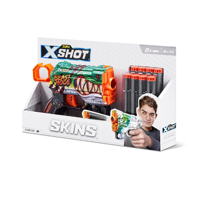 XShot Skins Beast Mode Dart Blaster – 8 Darts | 36515