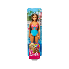 Barbie Fashion Doll in Blue & Coral Swimsuit | DWJ99