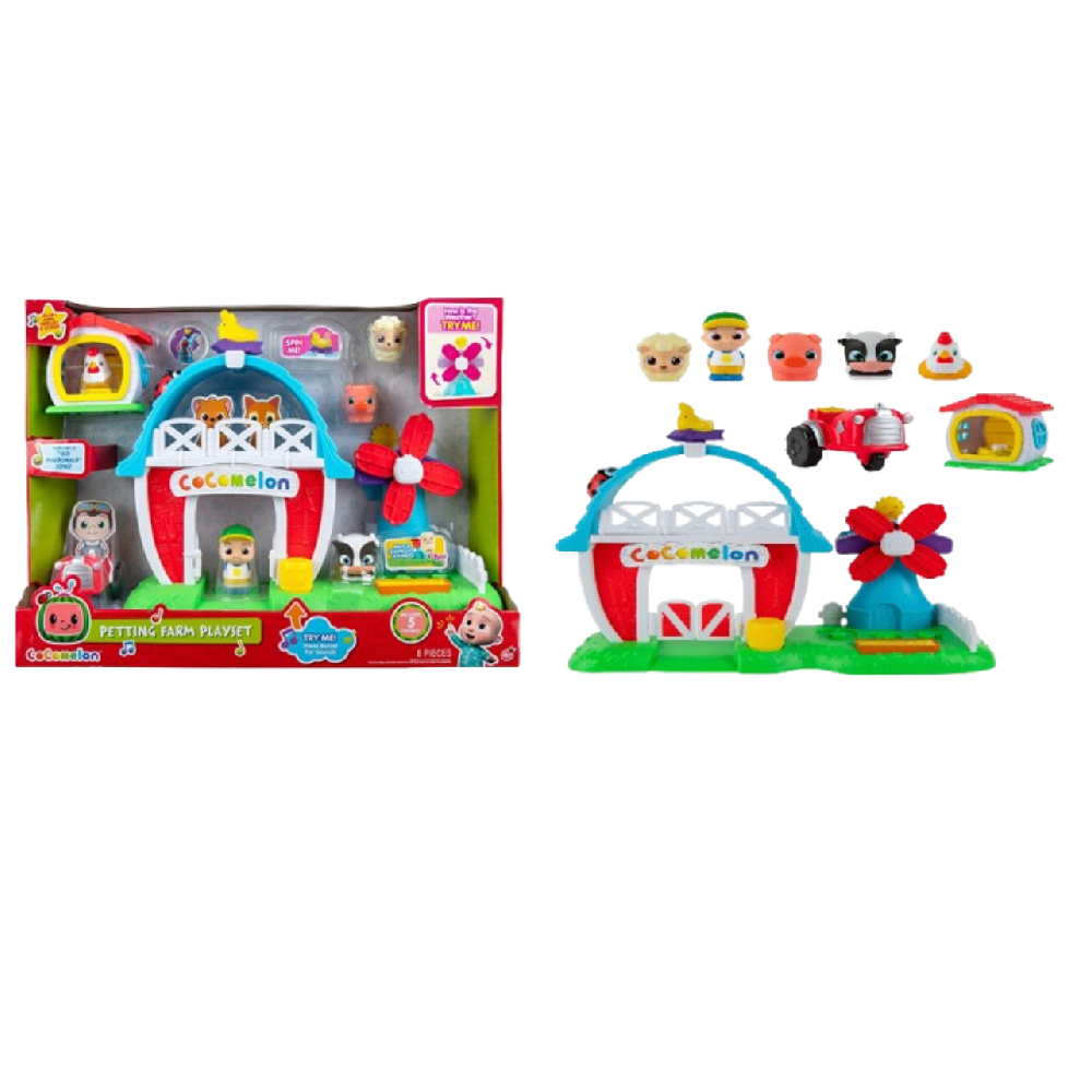 CoComelon Petting Farm Playset with Figures & Accessories | CMI0011