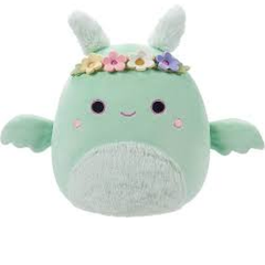 Squishmallows Mini Plush – Mint Dragon with Flower Crown | SQCR04065