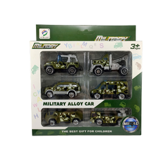 Military Alloy Car Set – Die-Cast Army Vehicles (4 PCS) | 8526C