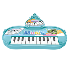بيانو إلكتروني للأطفال من Little Pianist - لعبة موسيقية للأطفال (أزرق) | 9087
