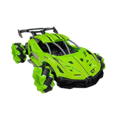 RC Drift Car 1:18 with Spray Effect – 2.4GHz Remote Control (Green) | 168-T4
