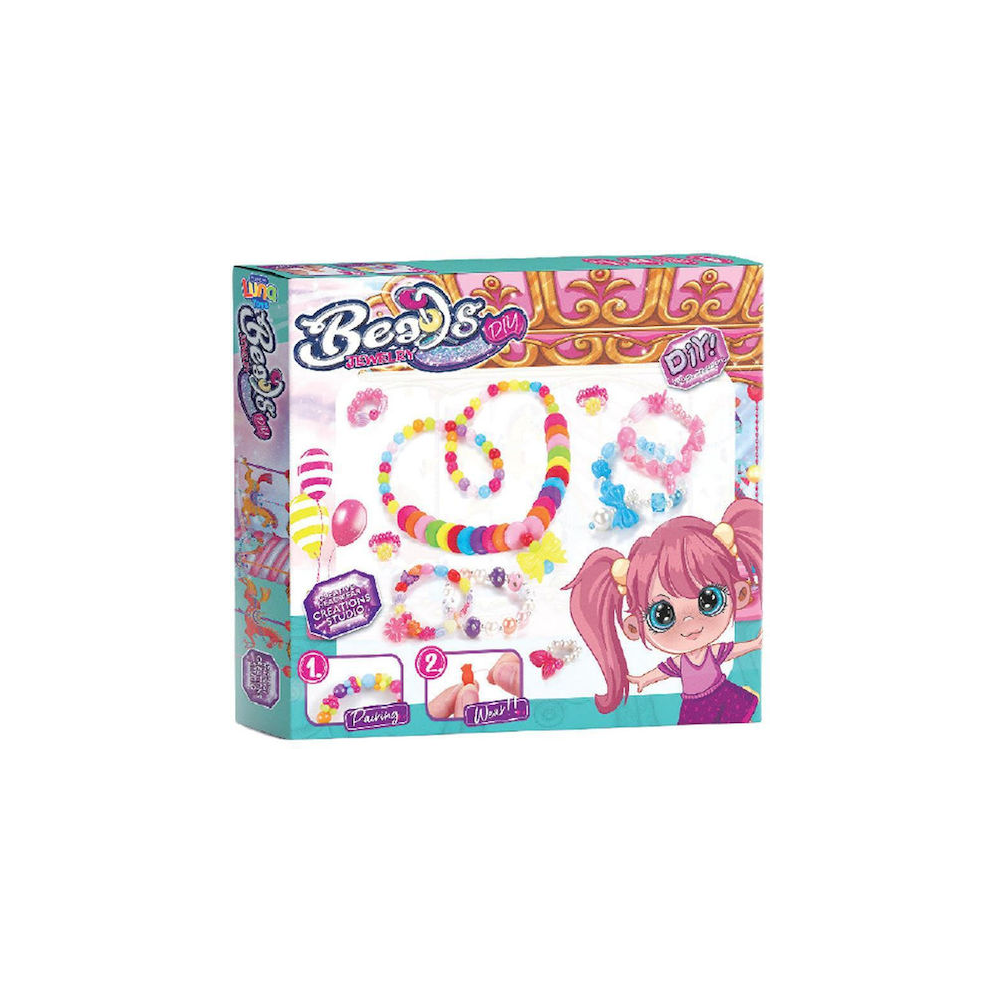 Beads Jewelry DIY Creative Set – Colorful Jewelry Making Kit | 338-1056