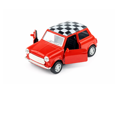 Classic Car Alloy Die-Cast Toy – Orange Mini Car with Opening Doors | 615-9B