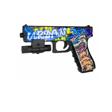 Dragon Mini Gel Blaster Toy Pistol with Laser – Tactical Edition | HY119-1G