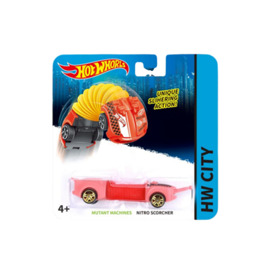 Hot Wheels HW City Mutant Machines Slider Car – إصدار أحمر لمركبة متحولة | AFH-002