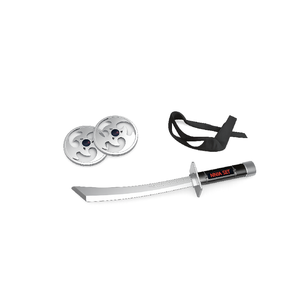 Ninja Weapon Play Set – Sword, Throwing Discs & Mask (Role Play Kit) | 7907/7908/7909