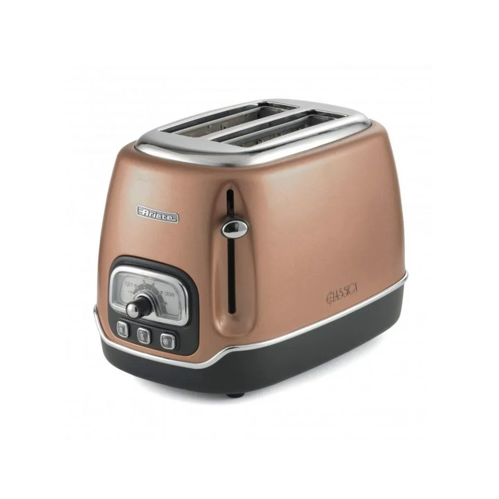 Ariete Classica Toaster 2 slices 815W, Bronze| 158/36