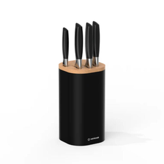 Nutricook Everyday 6-Piece Knife Set – Black, Precision Stainless Steel Blades | NC-KB150BK
