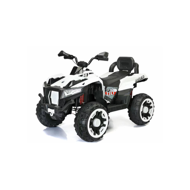 Rave Kids 12V دراجة أطفال كهربائية رباعية ATV - أبيض | FT-009/W