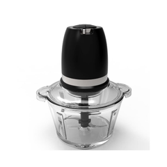 Queen Chef 500W Chopper, 1.5L Glass, 4-Blade – Black | QCCH-290