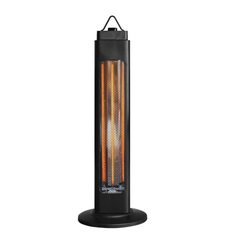 Queen Chef Electric Quartz Heater, 600/1200W, Oscillation – Black | QCEH-1200C