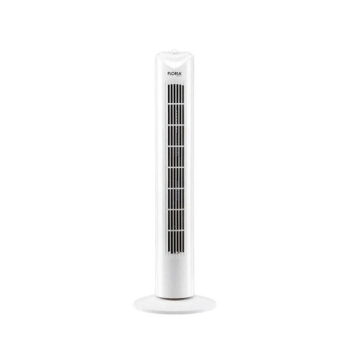 Zilan Floria Tower Fan 45W, 3 Speed Settings – White Finish | ZLN3833