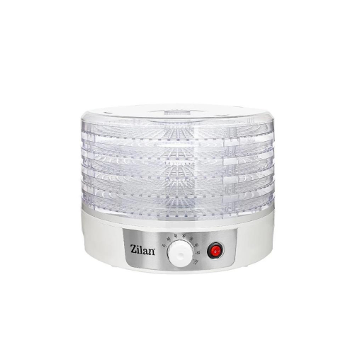 Zilan Food Dehydrator 250W, 5 Trays, Adjustable Temperature up to 70°C – White | ZLN2037