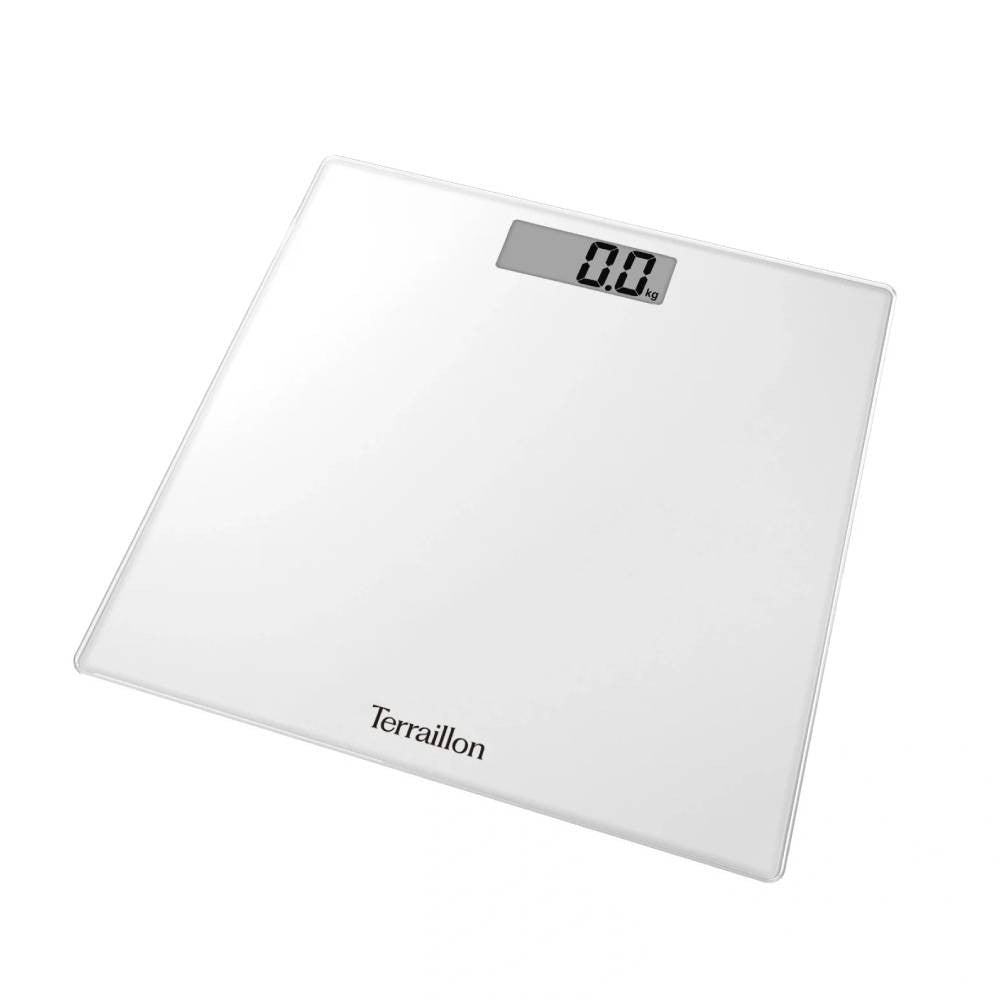 Terraillon TSquare White – Modern Digital Bathroom Scale | 15188