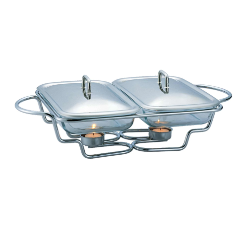 Berlinger Haus Food Warmer, Rectangle, 2x1.5L | 1383BH