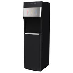 Queen Chef Elegant 3-Tap Water Dispenser with Storage & Anticalcaire Heater - Black | BY1196 B