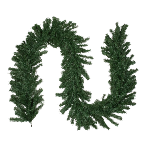 Traditional Dark Green Artificial Pine Garland - 2.7M | GL-180-90/10