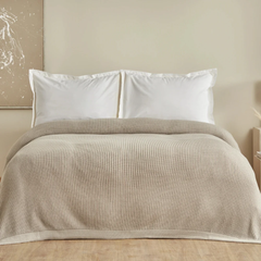 Karaca Home Cool Touch Grey Double Knitted Blanket | 200.22.14.0756