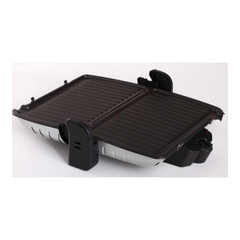 Queen Chef 1600W Contact Grill, Grill & BBQ, Detachable Plate – Silver | QCCG6623