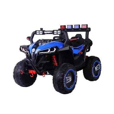 مركبة ركوب كهربائية للأطفال سوبر كيدز 4x4 مع أضواء LED - أزرق | S985BL