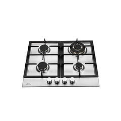 Queen Chef Built-in Gas Hob 4 Burners - Stainless Steel | QCHB60-4GS/S (HB)