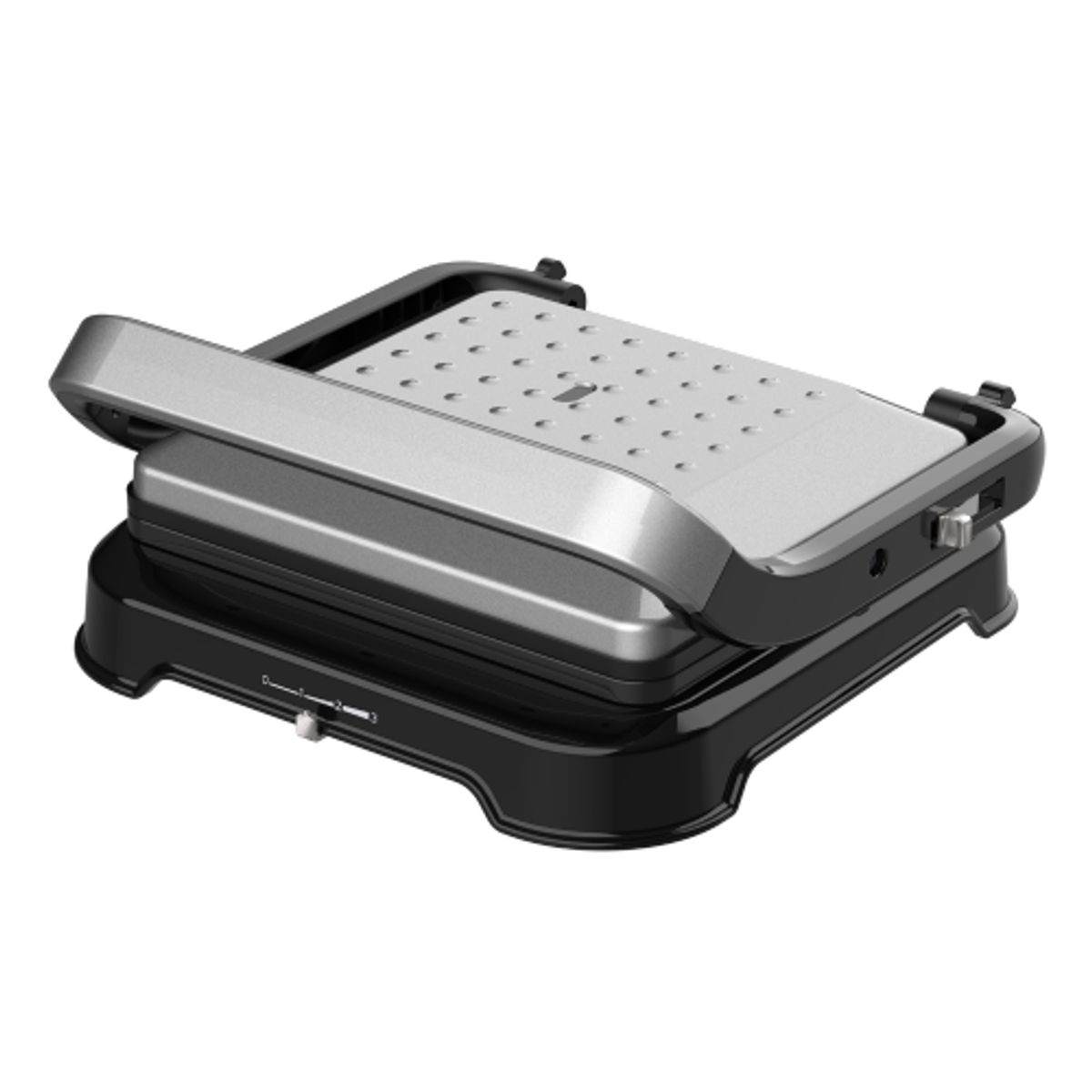 Queen Chef 2000W Contact Grill, Grill & BBQ, Fixed Teflon Plates – Silver | QCCG6613/S