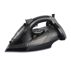 Queen Chef 2600W High-End Steam Iron, Nano Ceramic Soleplate – Black | QC-SI-123