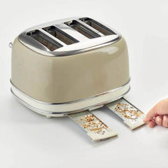 Ariete Vintage Toaster 4 Slice 1630W - Beige | 0156/03